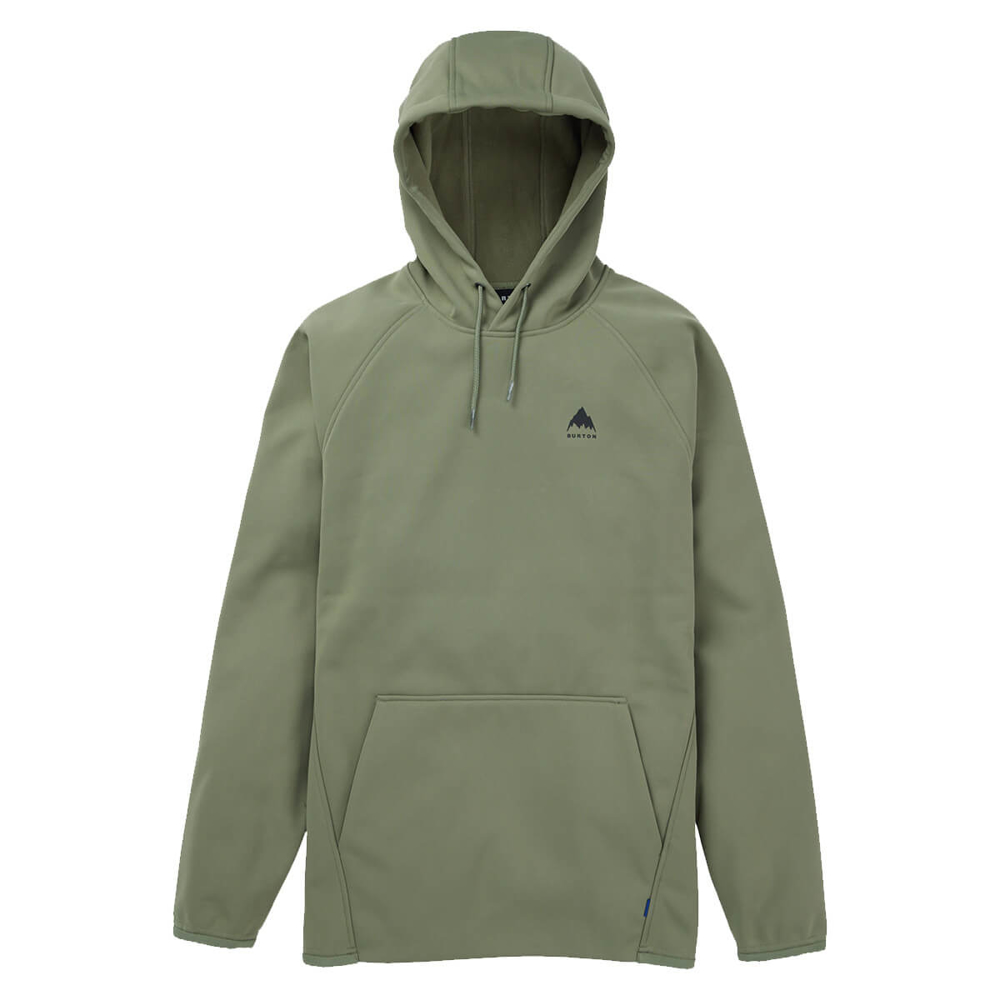 BURTON CROWN WEATHERPROOF PULLOVER FLEECE FOREST MOSS M