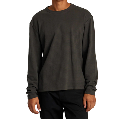 RVCA VACANCY CREW LS PIRATE BLACK M