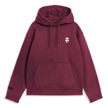OPERA MASK EMBROIDERY PULLOVER HOOD MAROON M