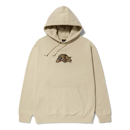 HUF BLEDSOE PULLOVER HOODIE STONE L
