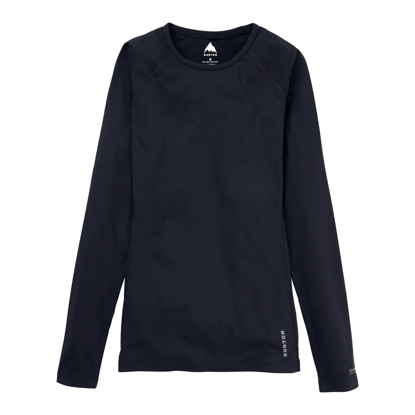 BURTON WOMEN'S MIDWEIGHT X CREW TRUE BLACK XS