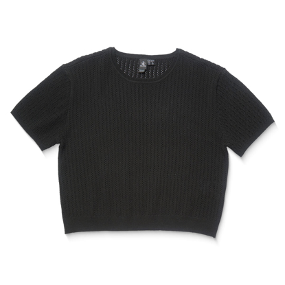 VOLCOM MESHY BEACH T-SHIRT BLACK S