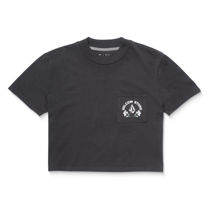 VOLCOM POCKET DIAL TEE VINTAGE BLACK S