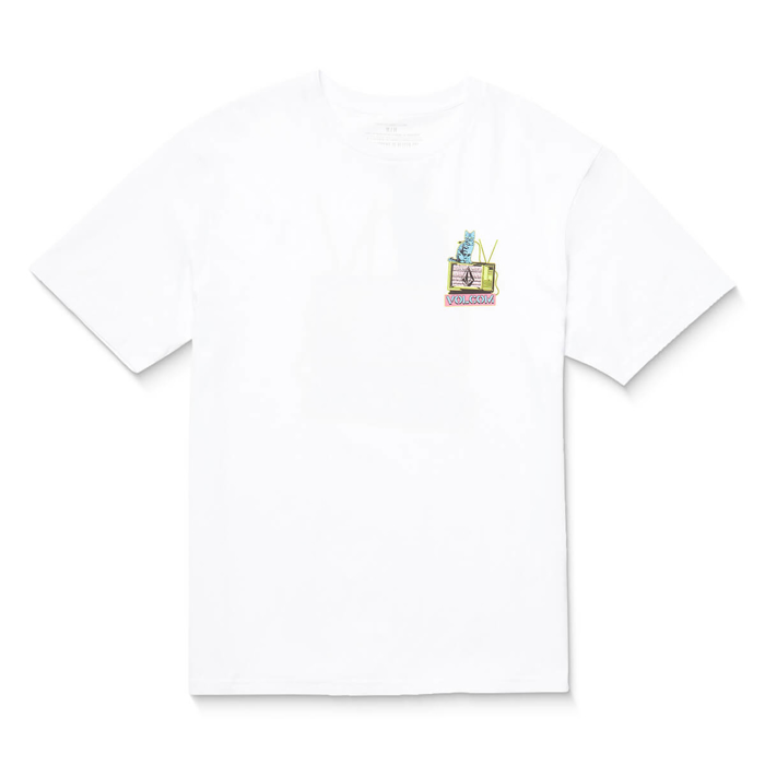 VOLCOM CATV T-SHIRT WHITE M