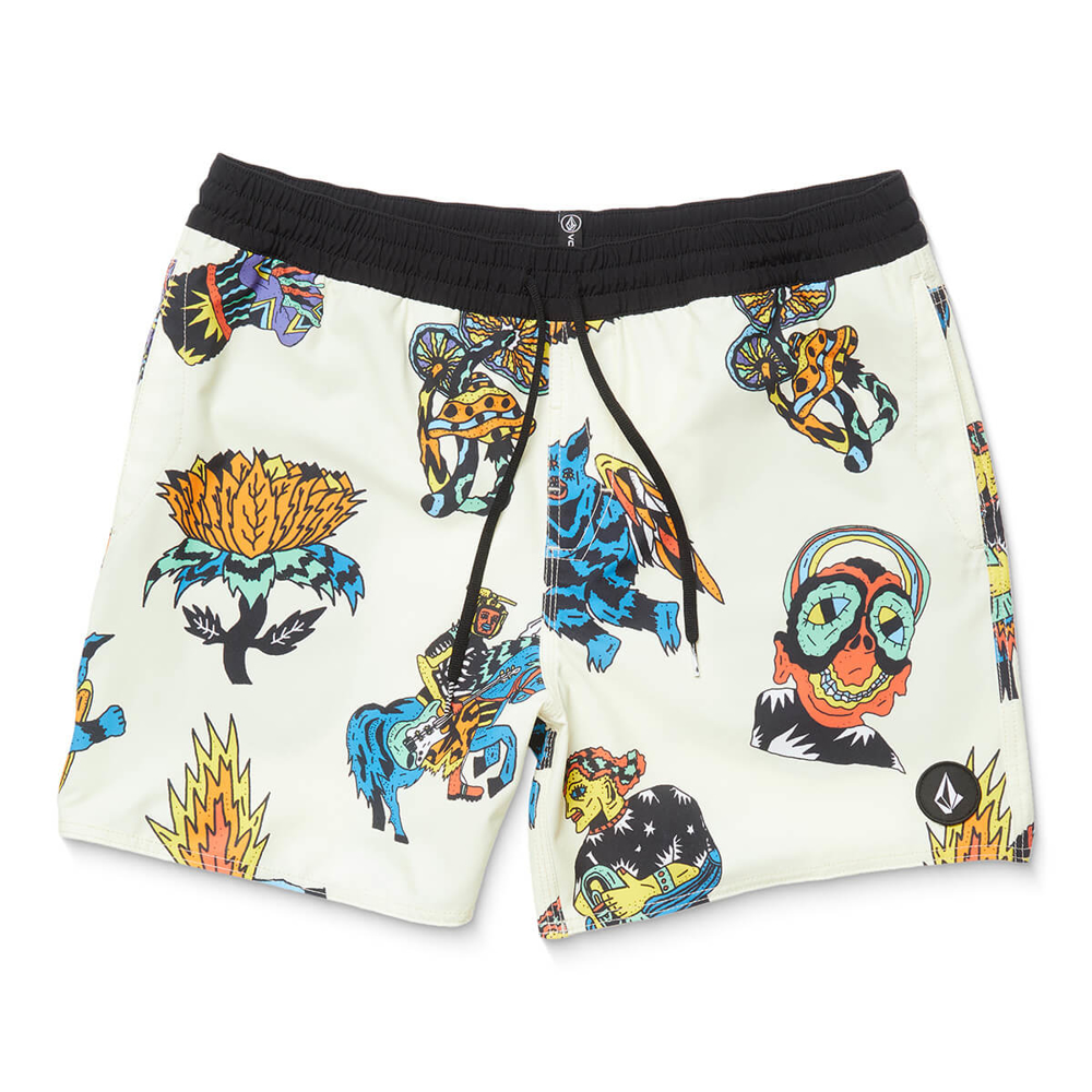 VOLCOM FA BOB MOLLEMA TRUNK 16" LIGHT BEIGE S