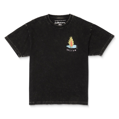 VOLCOM FA BOB MOLLEMA 1 LSE T-SHIRT LIGHT ACID BLACK M