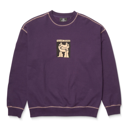 VOLCOM PODCOL CREW GRAPE ROYALE XL
