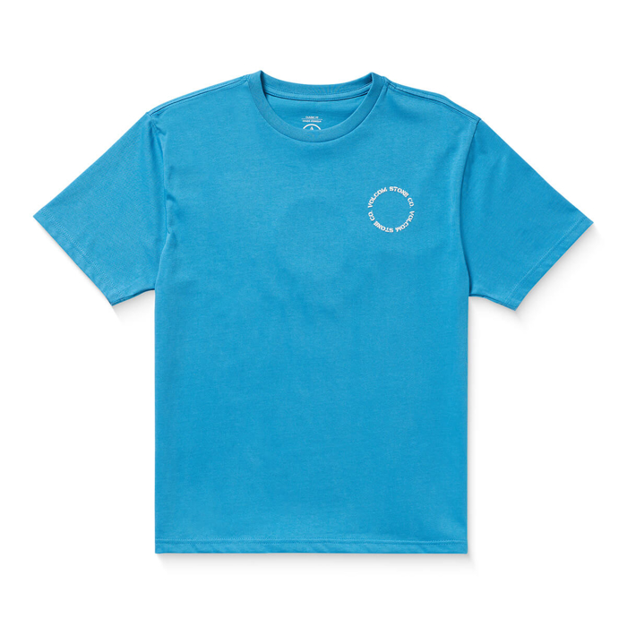 VOLCOM JAM PLANET T-SHIRT KID BLUE TURQ XL