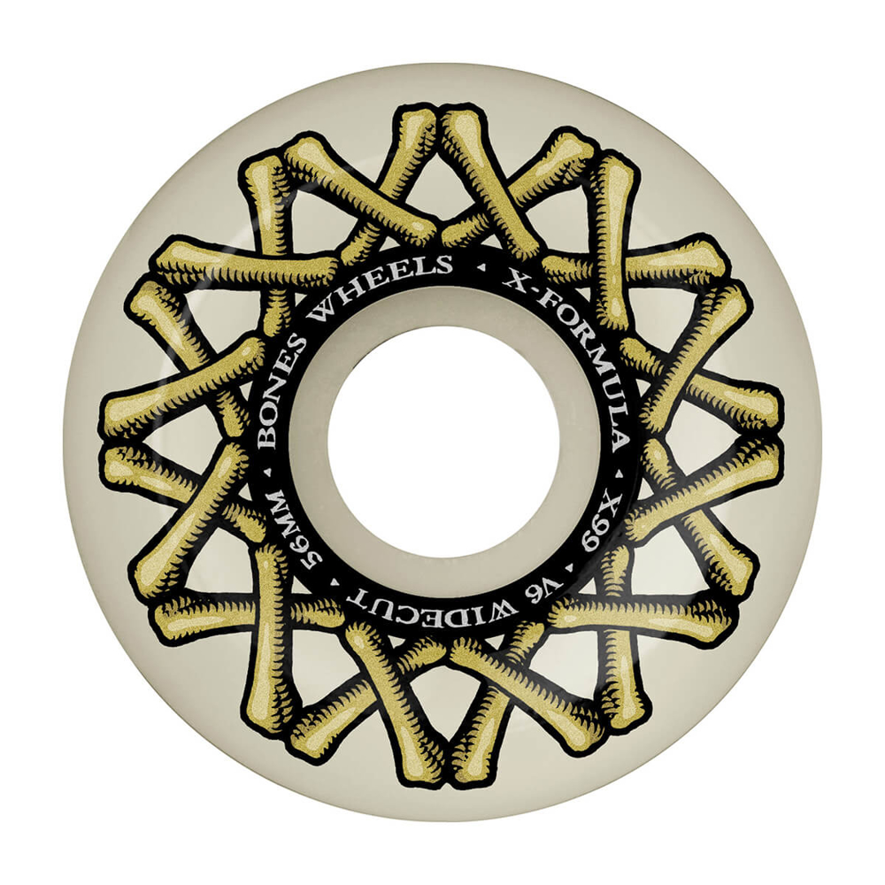 BONES XF WIDECUT 56MM V6 X-FORMULA 99A WHITE 56MM