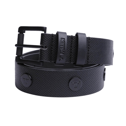 FALLEN RIVET LOGO BELT BLACK/BLACK XL