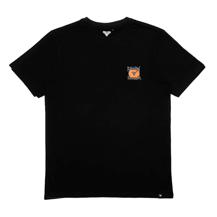 FALLEN DARK RAVEN T-SHIRT BLACK/WHITE XL