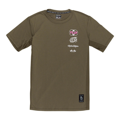 TROY LEE DESIGNS SKYLINE SHORT SLEEVE RIDE TEE WORLDWIDE CAPER M