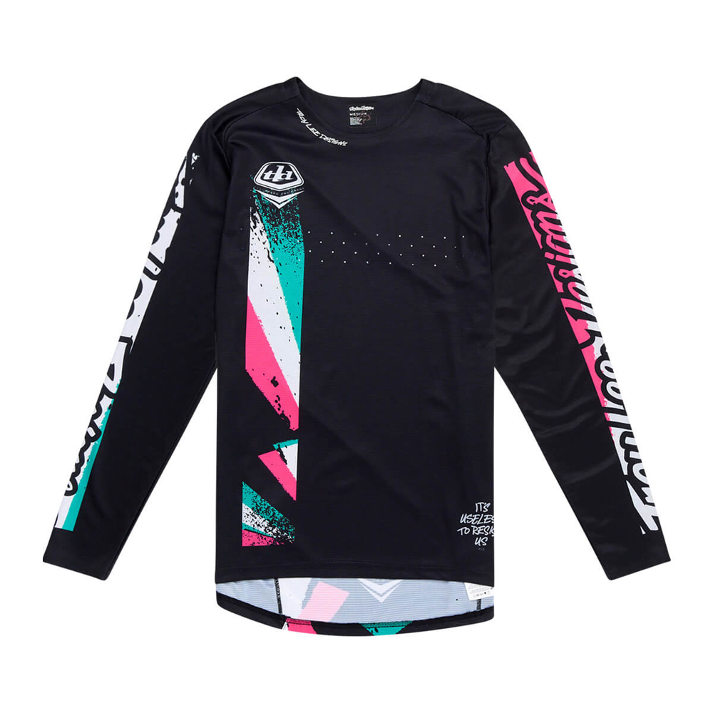 TROY LEE DESIGNS SPRINT JERSEY FULL PULL BLACK M