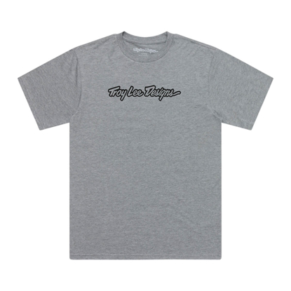 TROY LEE DESIGNS SIGNATURE T-SHIRT SIGNATURE GRAY HEATHER M