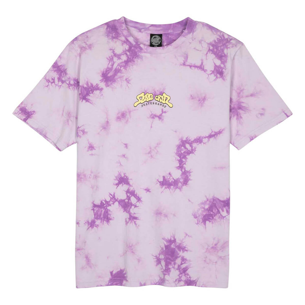 SANTA CRUZ WINKOWSKI 8BALLER SURF T-SHIRT LAVENDER TIE DYE 8