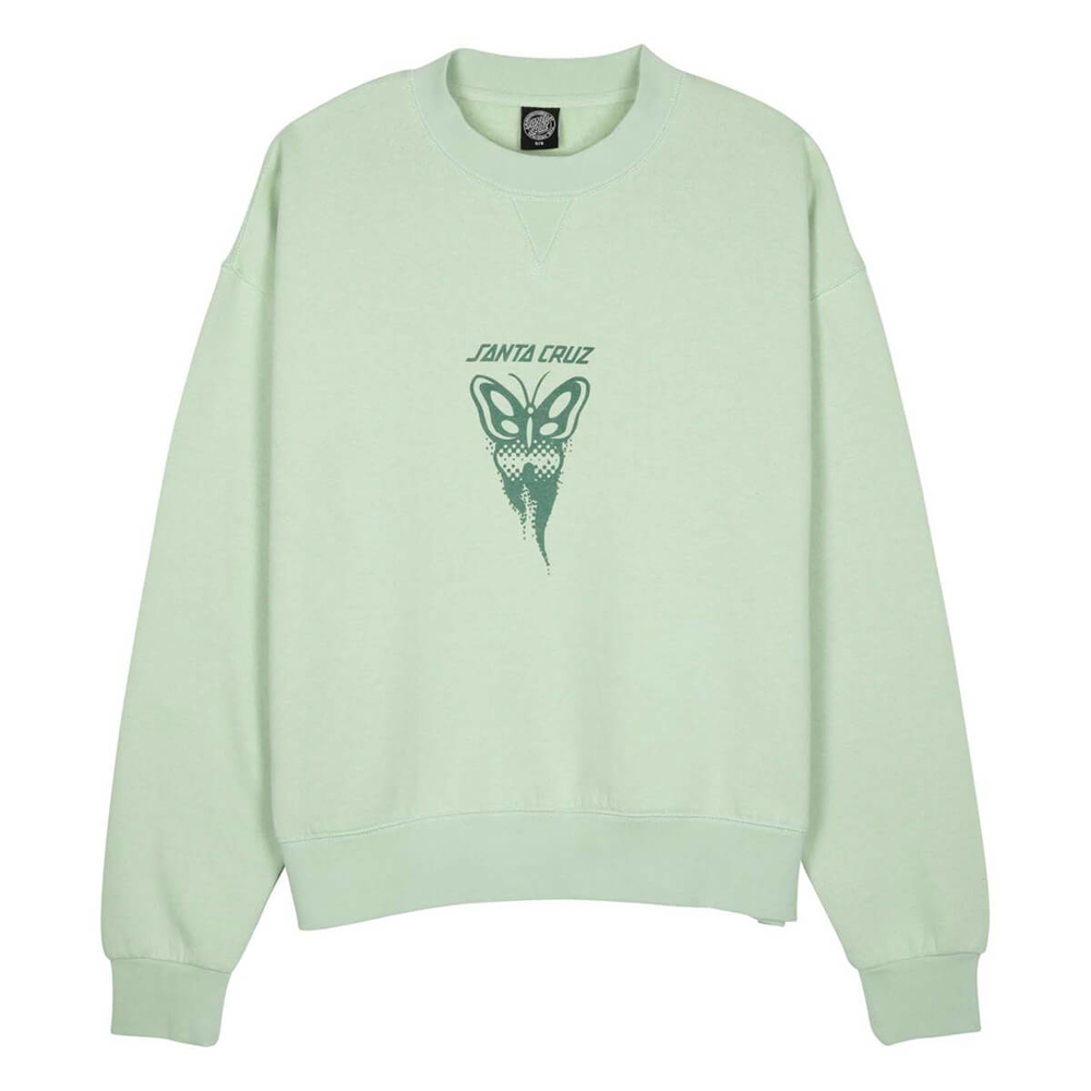 SANTA CRUZ ASP BUTTERFLY CREW PALE SAGE WASH 10