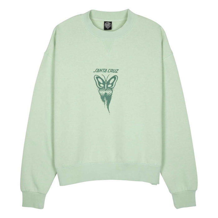 SANTA CRUZ ASP BUTTERFLY CREW PALE SAGE WASH 10