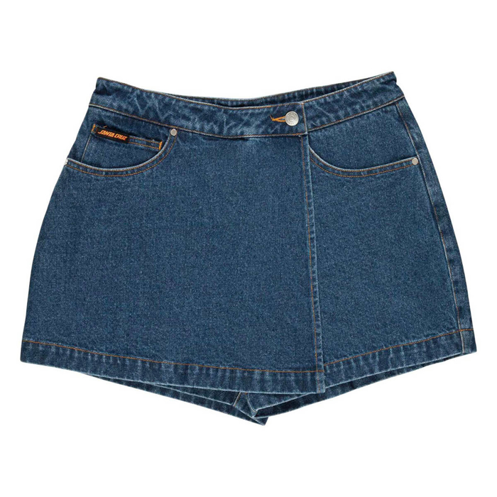 SANTA CRUZ CLASSIC LABEL SKORT CLASSIC BLUE 8