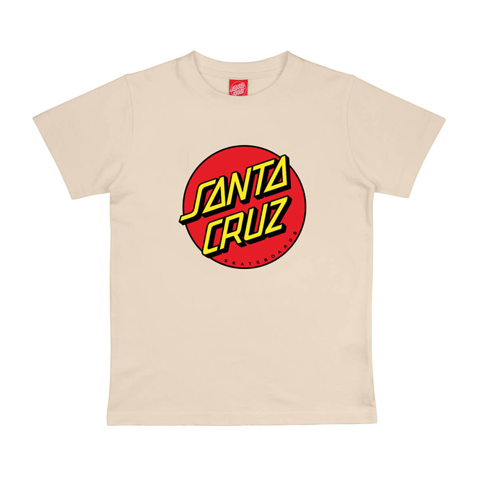 SANTA CRUZ YOUTH CLASSIC DOT T-SHIRT CHALK 8. 06. 2025