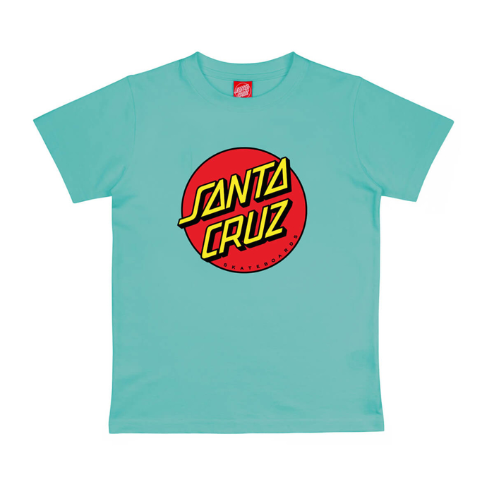 SANTA CRUZ YOUTH CLASSIC DOT T-SHIRT POOL BLUE 8. 06. 2025