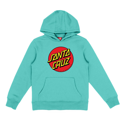 SANTA CRUZ YOUTH CLASSIC DOT HOOD POOL BLUE 14. 12. 2025