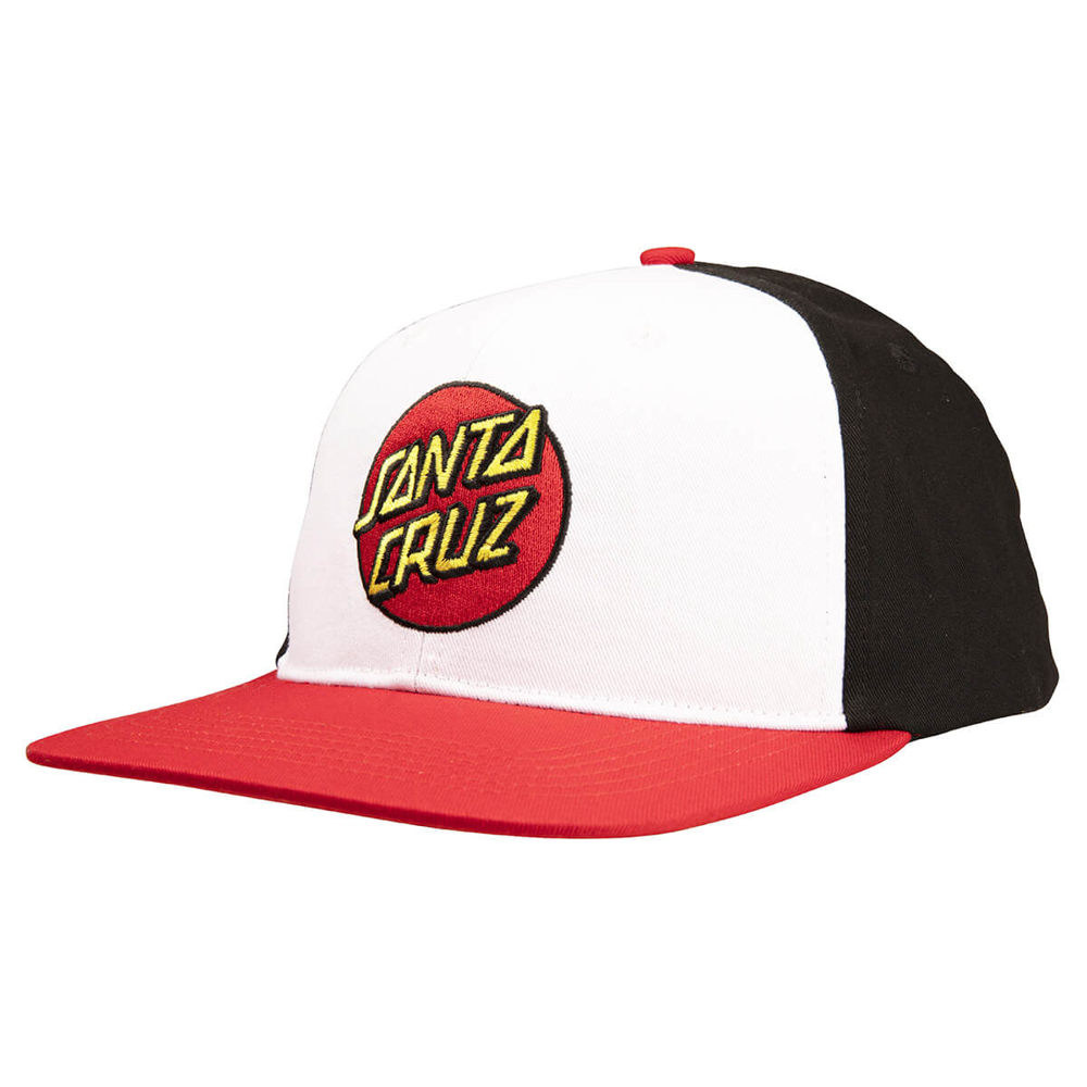 SANTA CRUZ CLASSIC DOT SNAPBACK WHITE/BLACK/RED UNI