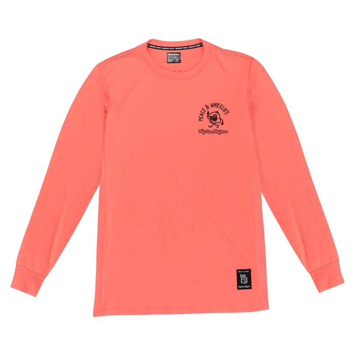 TROY LEE DESIGNS SKYLINE LONG SLEEVE RIDE TEE P&W MELON L