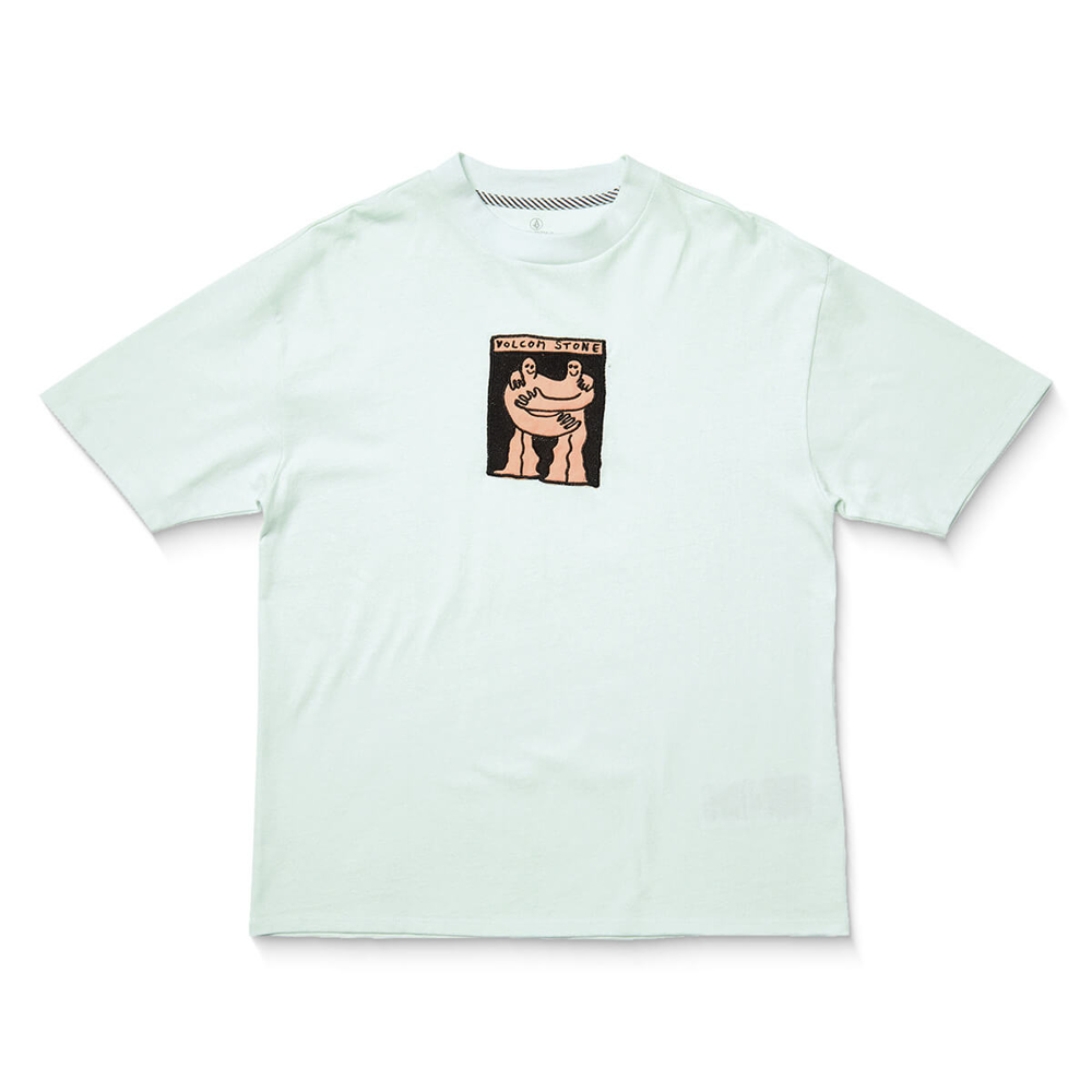 VOLCOM DOWNTOWN TEE CLOUD BLUE XS