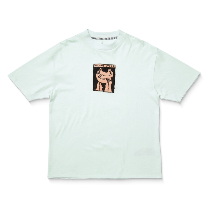 VOLCOM DOWNTOWN TEE CLOUD BLUE S