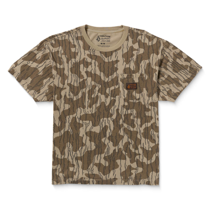 VOLCOM VOLCOGNITO T-SHIRT BRINDLE L