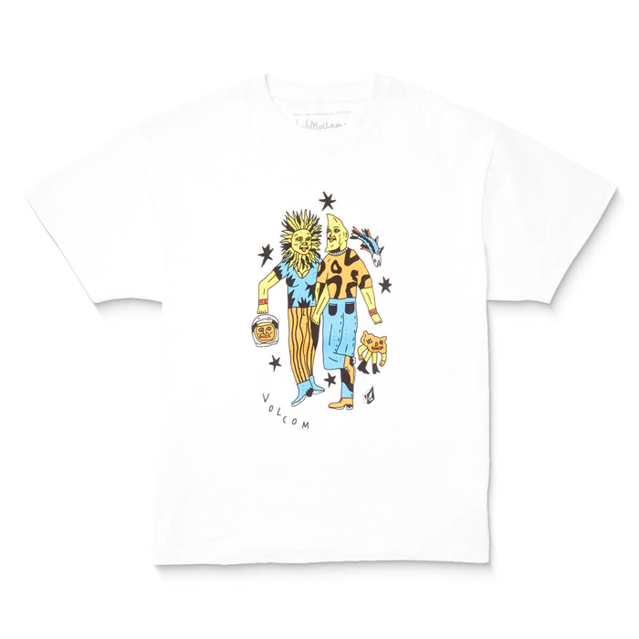 VOLCOM FA BOB MOLLEMA 3 LSE T-SHIRT WHITE S