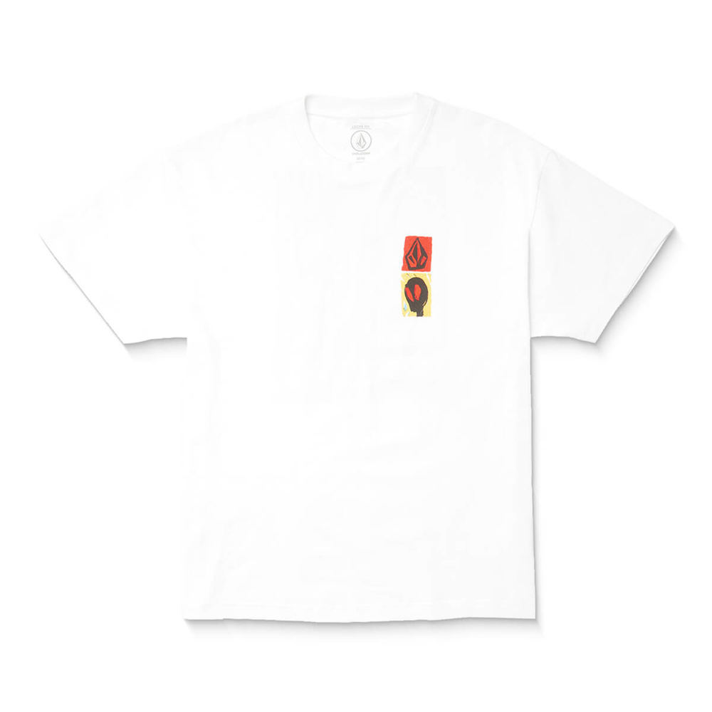 VOLCOM GONYVADERS LSE T-SHIRT WHITE S