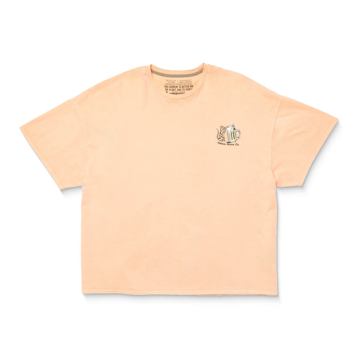 VOLCOM MY GUYS TEE PALE PEACH UNI