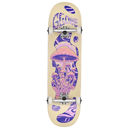 GLOBE G1 MIND EXPANSION 8.5" COMPLETE OFF-WHITE/PURPLE 8.5"