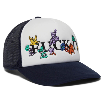 HUF TRIP TRUCKER HAT DEFENDER BLUE UNI