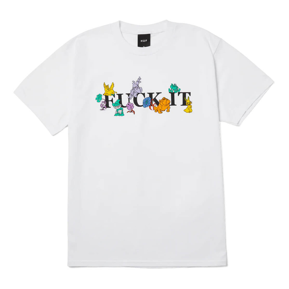 HUF TRIP T-SHIRT WHITE M