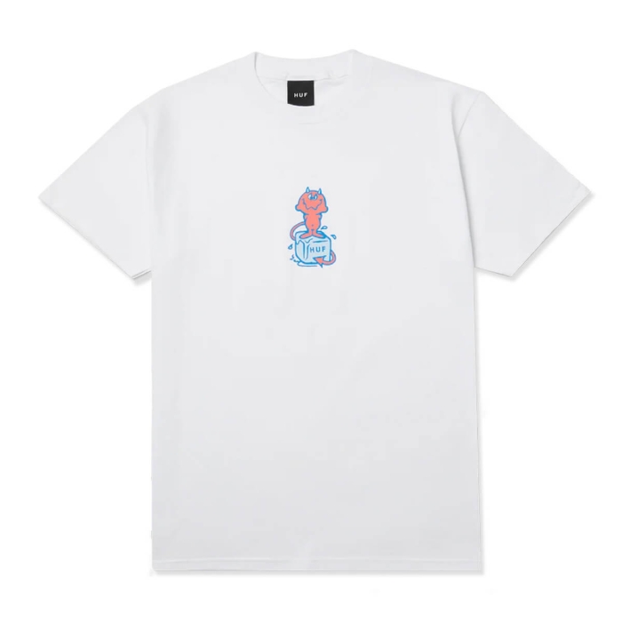 HUF MELT T-SHIRT WHITE L