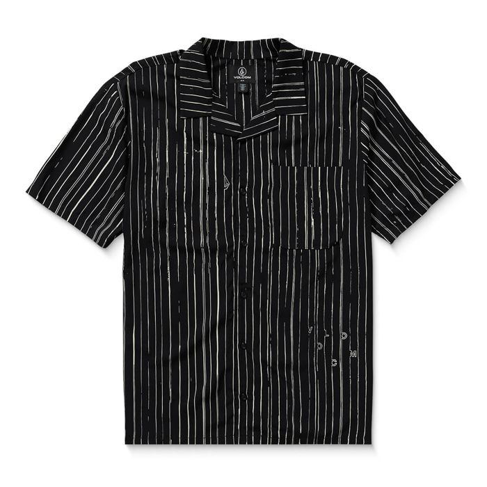VOLCOM MISTOSTONE SHIRT BLACK WHITE XL