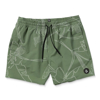 VOLCOM LIDO PRINT TRUNK 16" LIGHT OLIVE XL