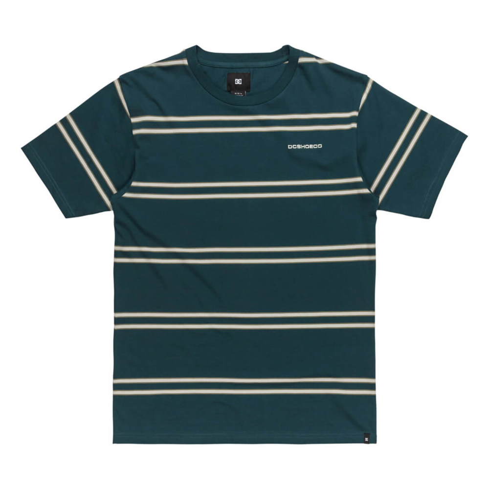 DC PORTSIDE STRIPE T-SHIRT DEEP TEAL PORTSIDE STRIPE S