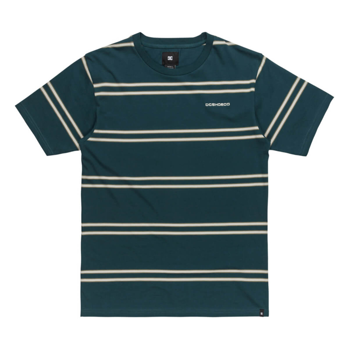 DC PORTSIDE STRIPE T-SHIRT DEEP TEAL PORTSIDE STRIPE S