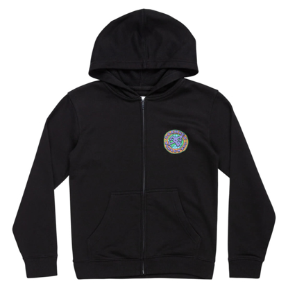 DC SPINNER ZIP HOODIE BOY BLACK M/12