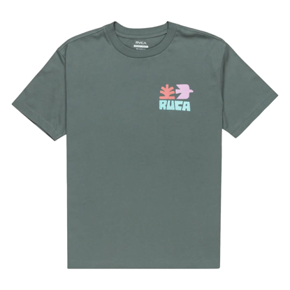 RVCA MOSAIC T-SHIRT BALSAM GREEN S