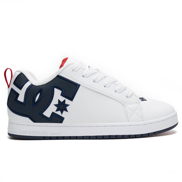 DC COURT GRAFFIK WHITE/NAVY/RED 38