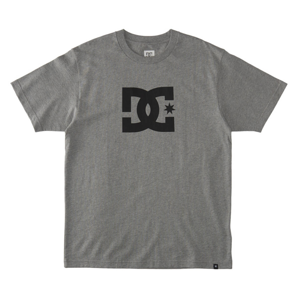 DC DC STAR T-SHIRT HEATHER GREY S