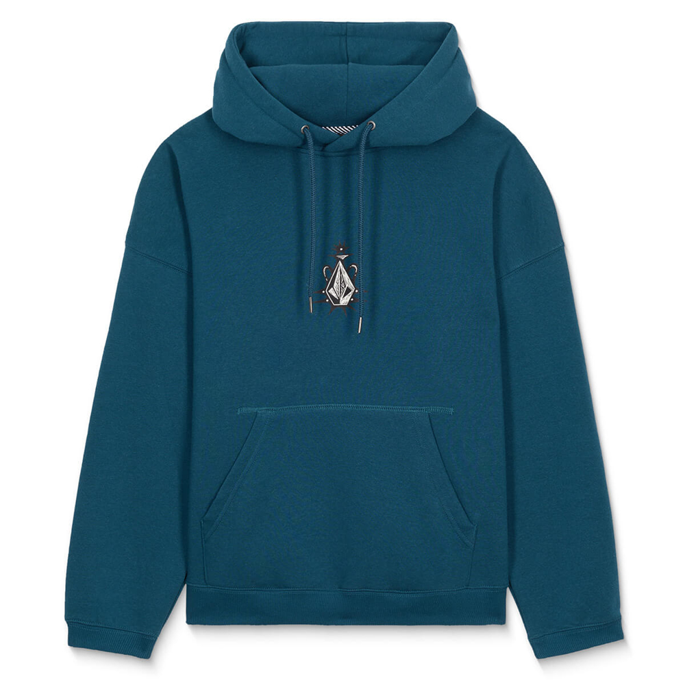 VOLCOM FA VADERETRO HOODIE EMERALD GREEN XS