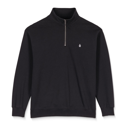VOLCOM SINGLE STONE QUARTER ZIP BLACK XL