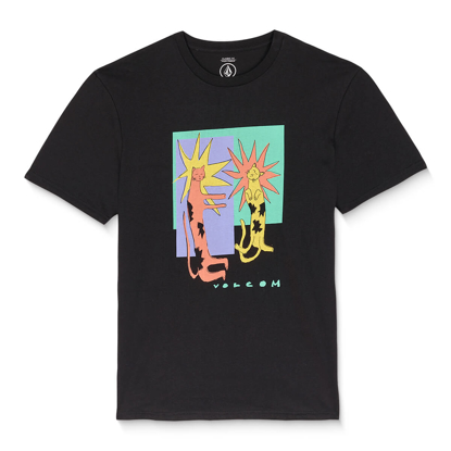 VOLCOM LONGO CATS BSC T-SHIRT BLACK M
