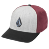 VOLCOM FULL STONE HTHR FLEXFIT HAT DARK SLATE L/XL