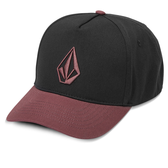 VOLCOM EMBOSSED STONE ADJ HAT MERLOT UNI